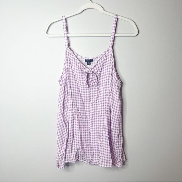 Torrid Sophie Textured Woven Bow Front Swing Cami - Picture 3 of 9